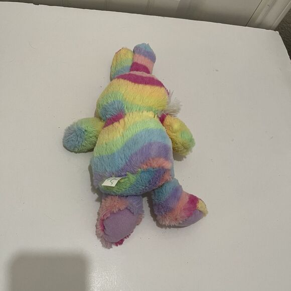 Homerbest Easter Rainbow Bunny Rabbit Plush Multicolor 11" Stuffed Animal - Picture 6 of 7